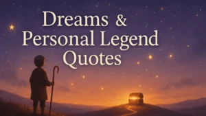 Dreams & Personal Legend Quotes