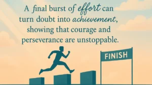 Inspirational Words for the Final Push