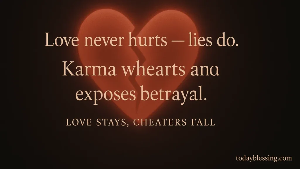 Karma Cheating Quotes