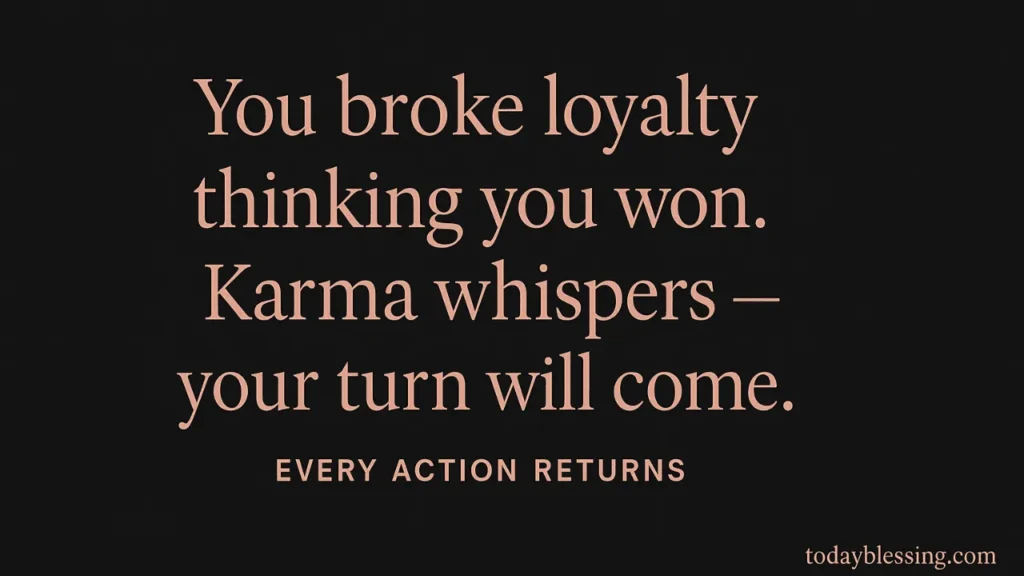 Karma Cheating Quotes