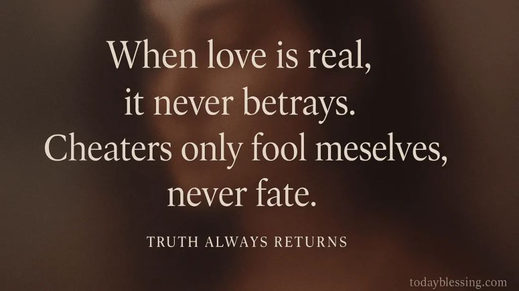 Karma Cheating Quotes