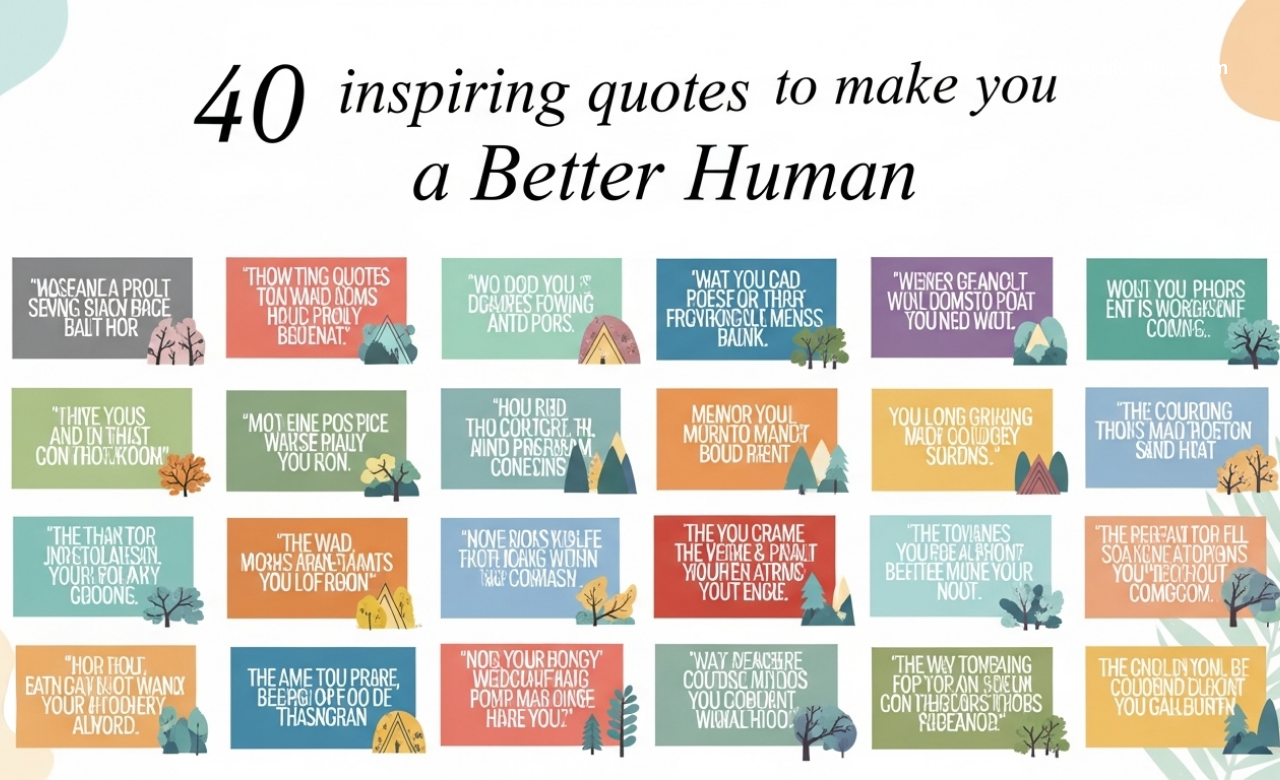 40 inspiring quotes to make you a Better Human