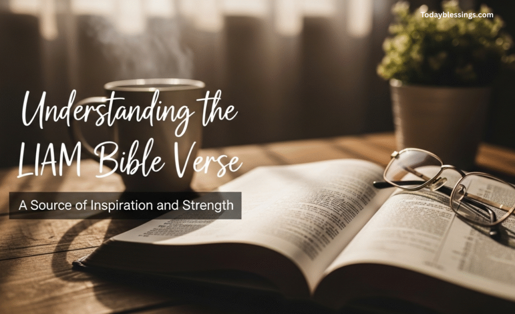 Understanding the LIAM Bible Verse: A Source of Inspiration and Strength