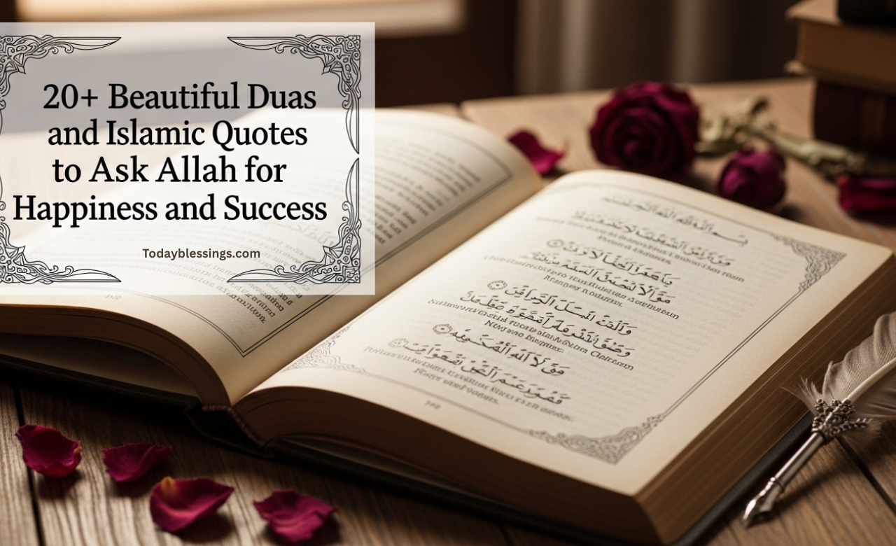 20+Beautiful Duas and Islamic Quotes to Ask Allah for Happiness and Success