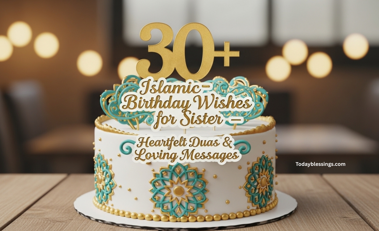 30+ Islamic Birthday Wishes for Sister - Heartfelt Duas & Loving Messages