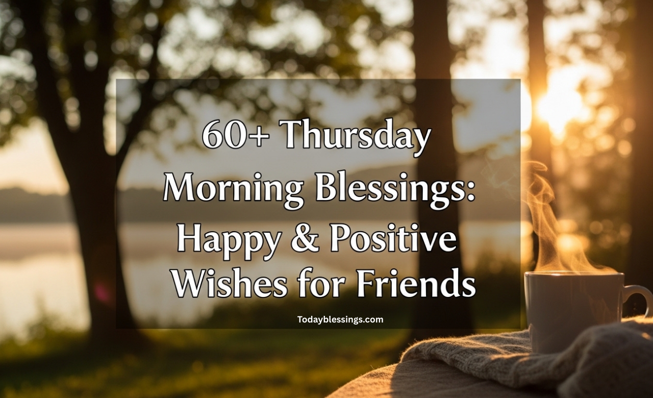 60+ Thursday Morning Blessings: Happy & Positive Wishes for Friends
