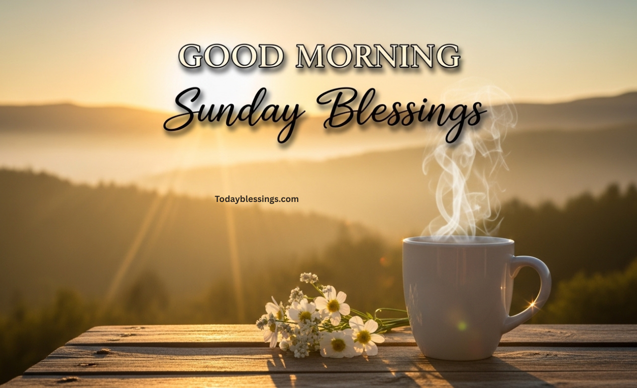 90+ Beautiful Good Morning Sunday Blessings and Wishes for a Peaceful Day