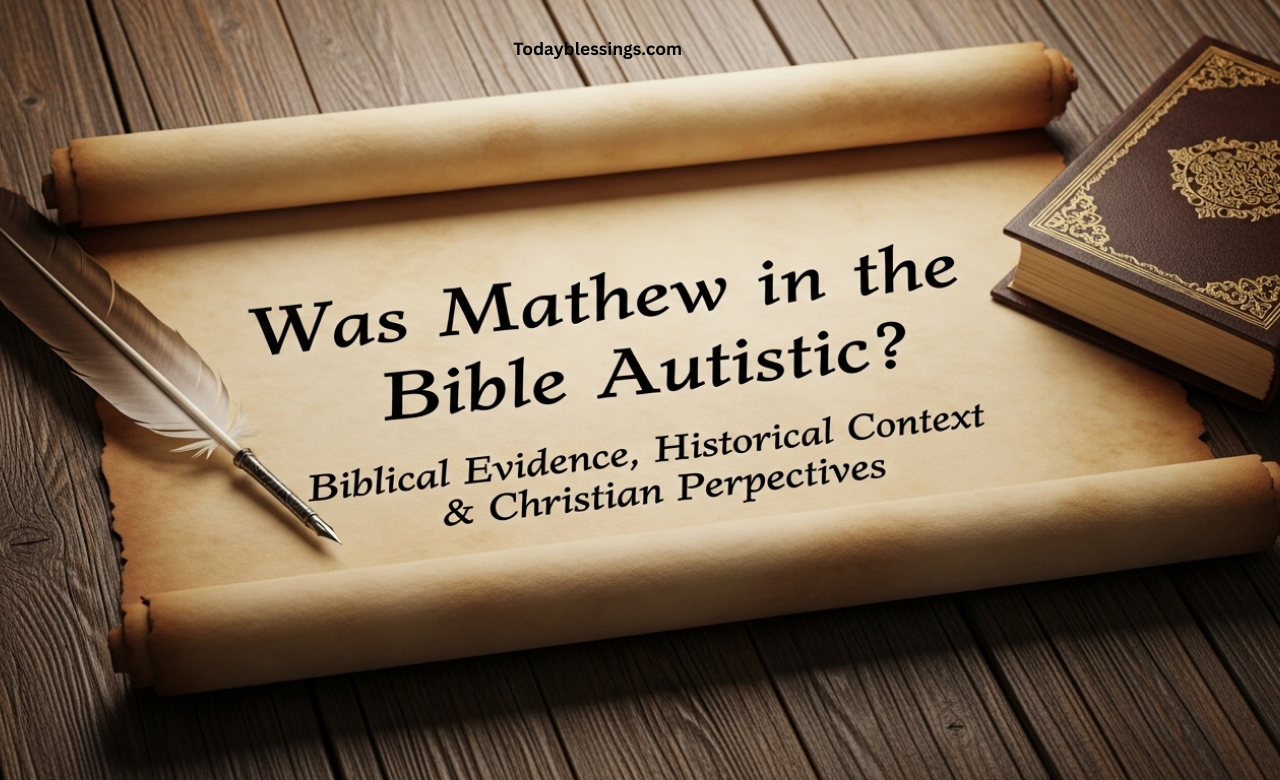 Was Matthew in the Bible Autistic? Biblical Evidence, Historical Context & Christian Perspectives