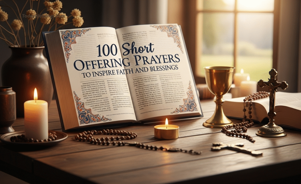 100 Short Offering Prayers to Inspire Faith and Blessings