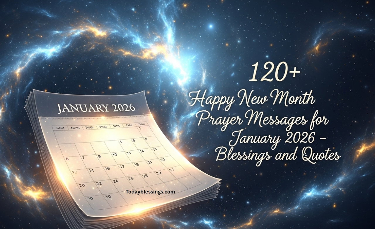 120+ Happy New Month Prayer Messages for January 2026 – Blessings and Quotes