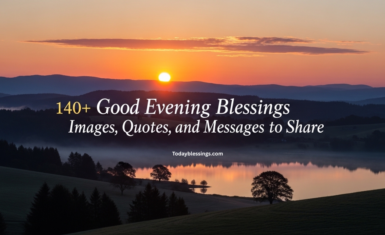 140+ Good Evening Blessings Images, Quotes, and Messages to Share