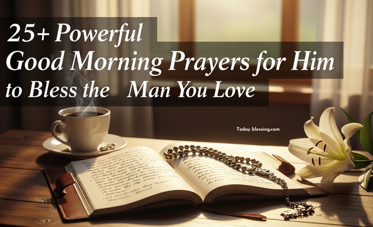 25+ Powerful Good Morning Prayers for Him to Bless the Man You Love