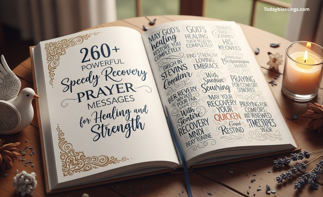 260+ Powerful Speedy Recovery Prayer Messages for Healing and Strength
