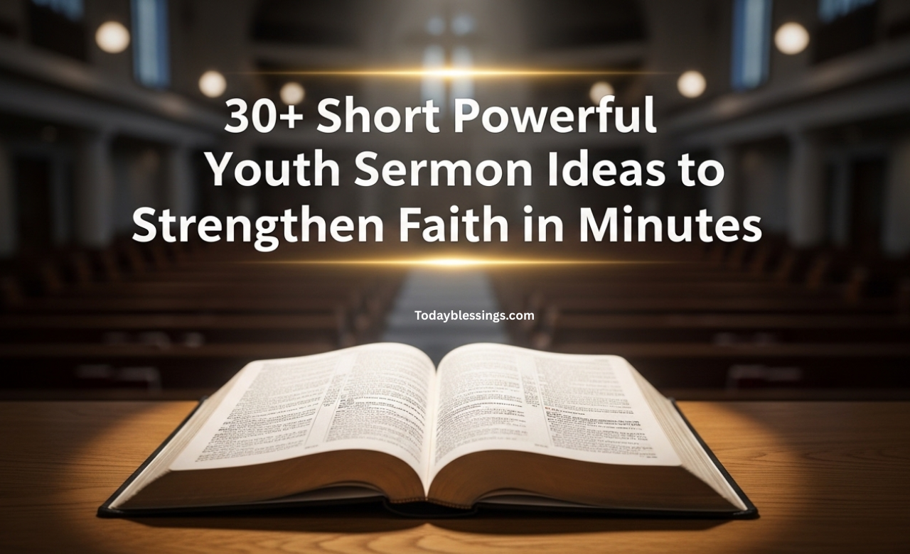 30+ Short Powerful Youth Sermon Ideas to Strengthen Faith in Minutes