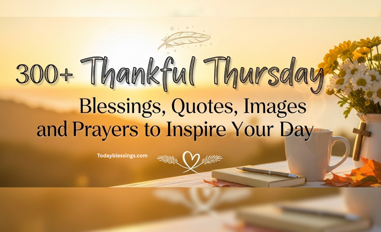 300+ Thankful Thursday Blessings, Quotes ,imges and Prayers to Inspire Your Day