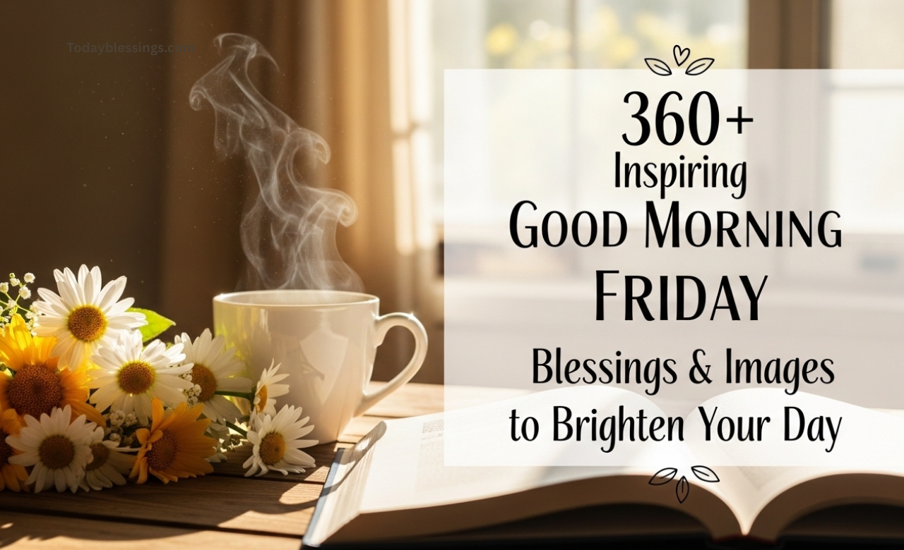 360+ Inspiring Good Morning Friday Blessings & Images to Brighten Your Day