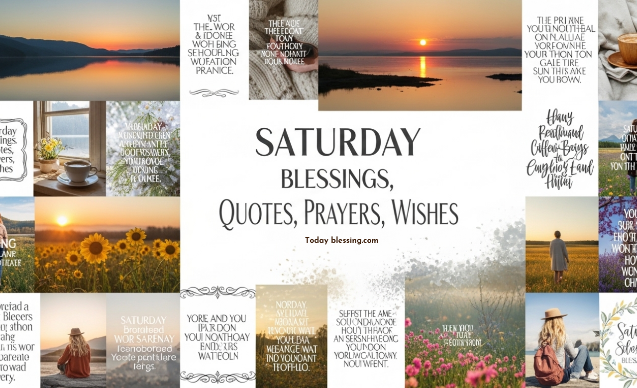 50+ inspiring Saturday Blessings, Quotes, Prayers, Wishes, Images to Brighten Your Weekend