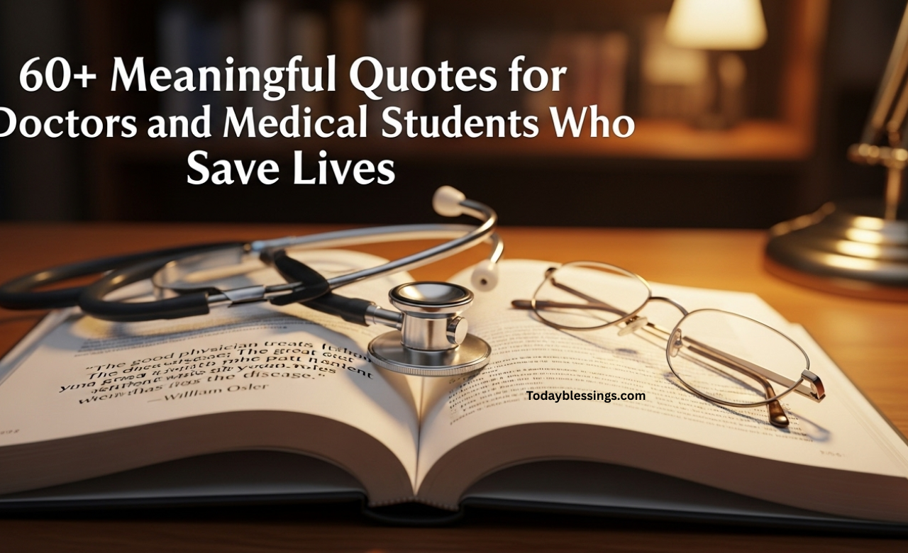 60+ Meaningful Quotes for Doctors and Medical Students Who safe Lives