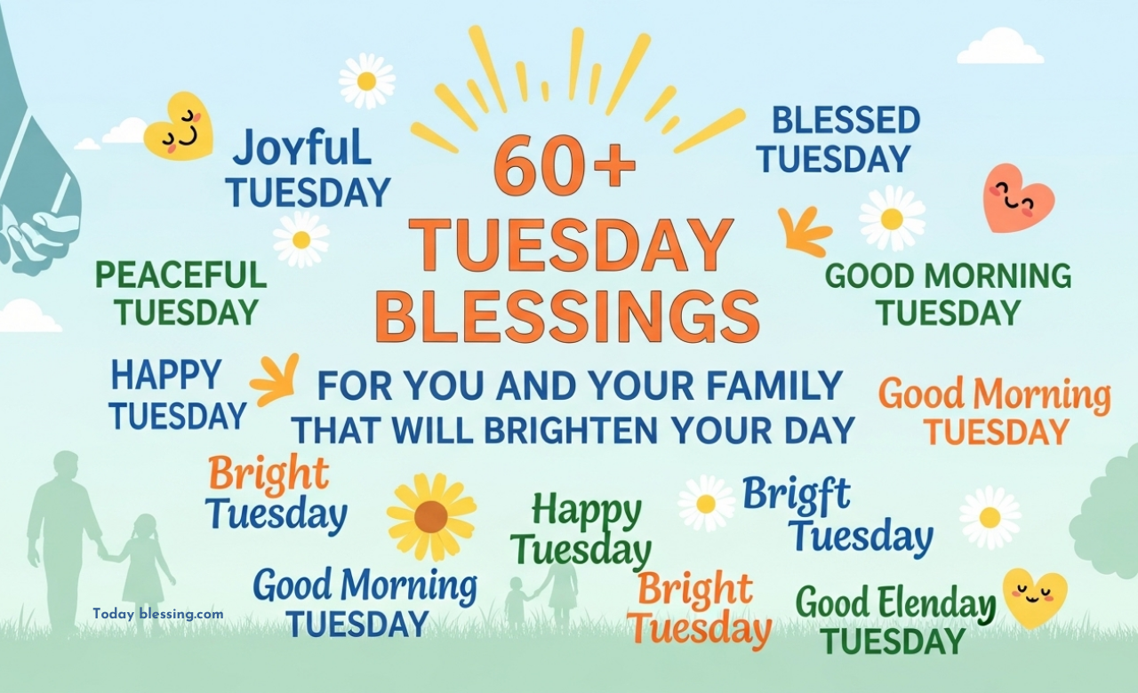 60+ Tuesday Blessings for You and Your Family That Will Brighten Your Day