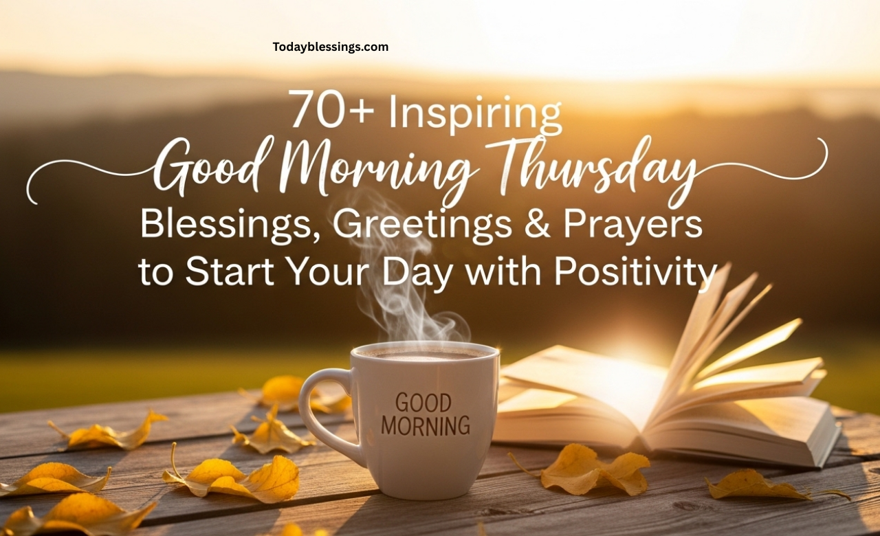 70+ Inspiring Good Morning Thursday Blessings, Greetings & Prayers to Start Your Day with Positivity