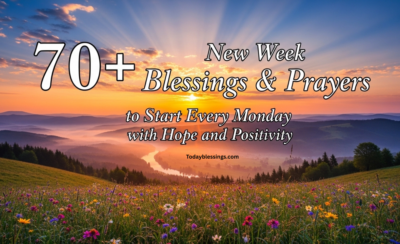 70+ New Week Blessings & Prayers to Start Every Monday with Hope and Positivity