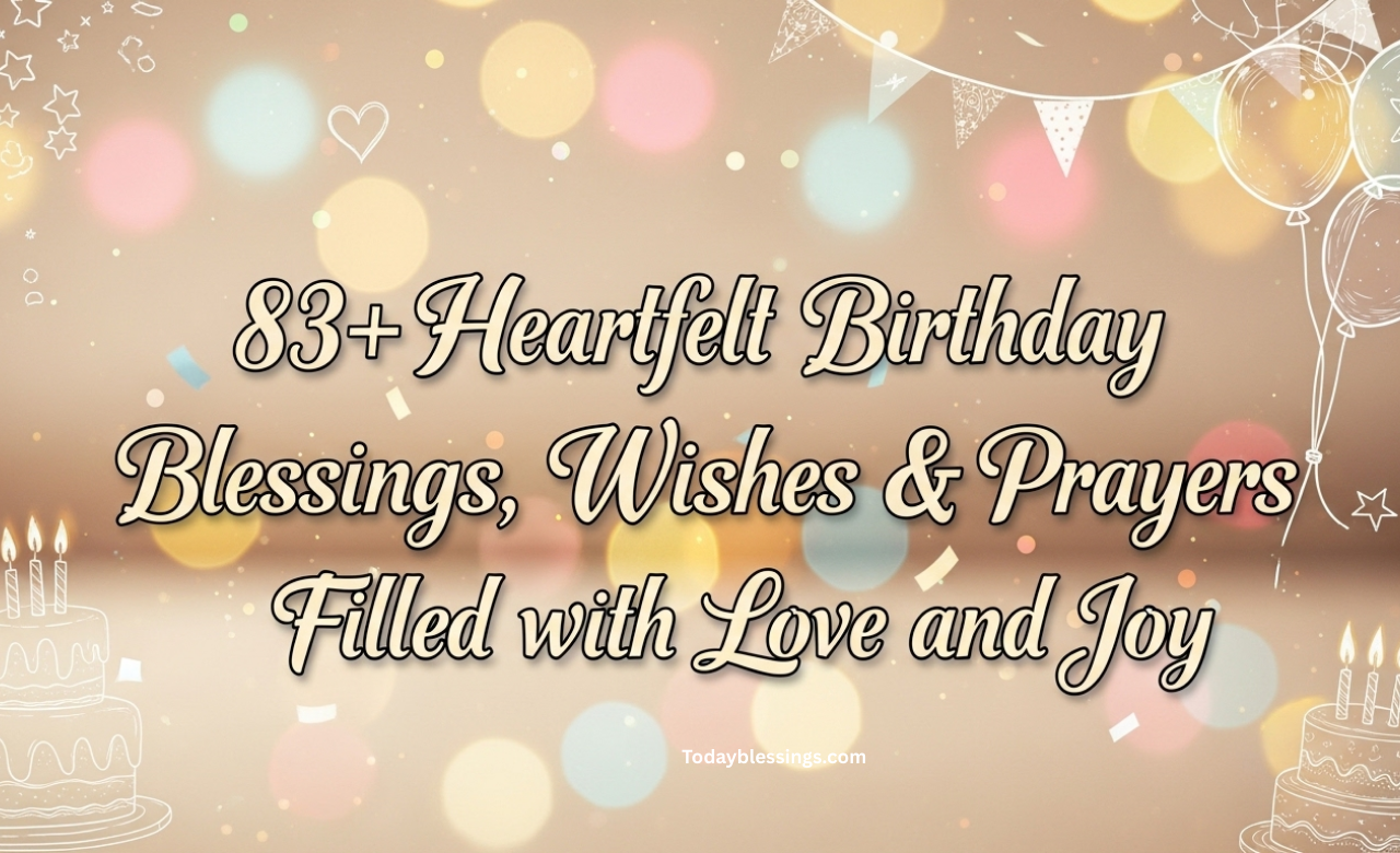 83+ Heartfelt Birthday Blessings, Wishes, Quotes & Prayers Filled with Love and Joy