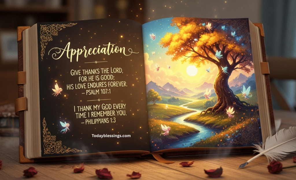 appreciation with Bible verses