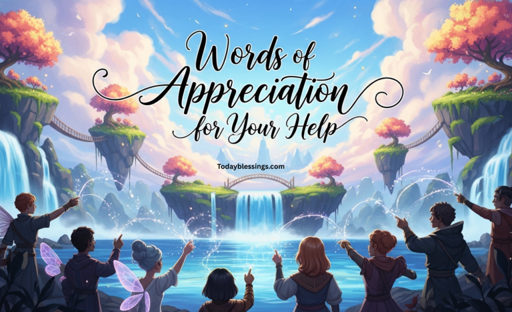 appreciation words for help 