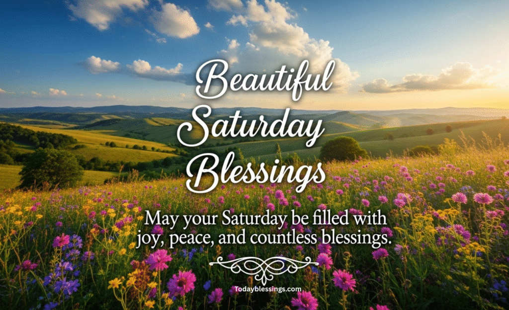 beautiful Saturday blessings images with quotes
