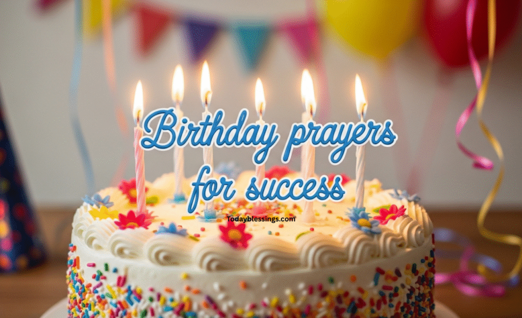 Birthday prayers for success