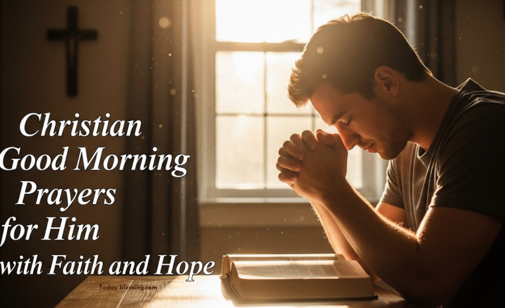 Christian Good Morning Prayers for Him with Faith and Hope