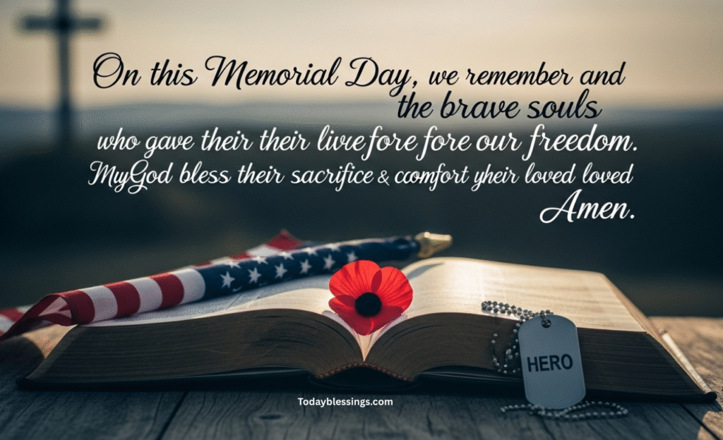 Christian Memorial Day blessings