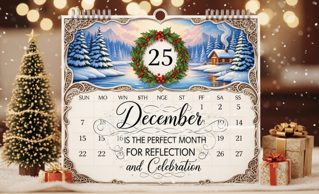 December Is the Perfect Month for Reflection and Celebration
