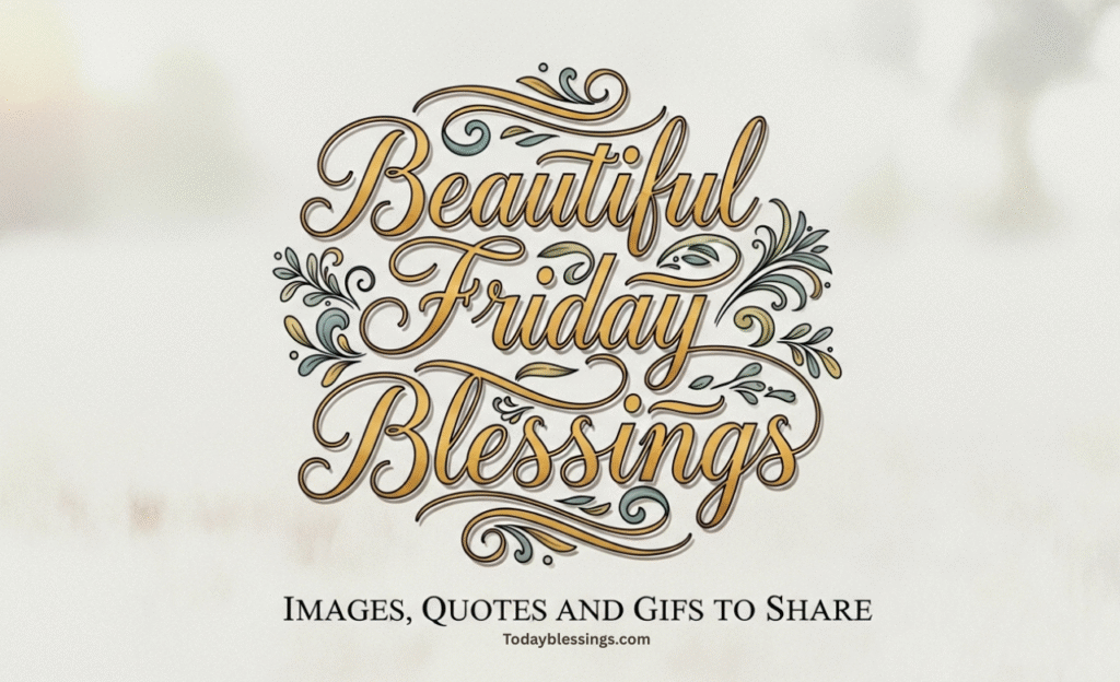 eautiful Friday Blessings Images, Quotes and GIFs to Share