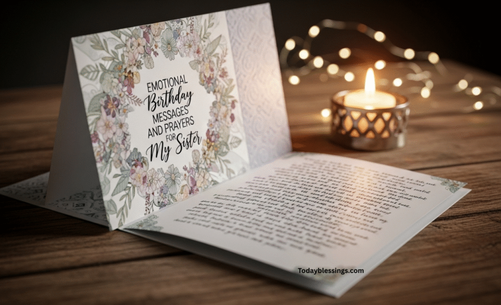 Emotional Birthday Messages and Prayers for My Sister