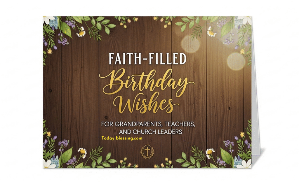 Faith-Filled Birthday Wishes for Grandparents, Teachers, Mentors, and Church Leaders