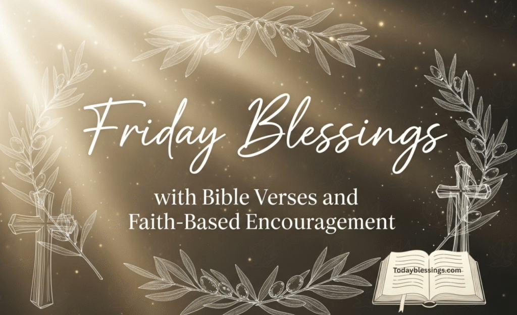 Friday Blessings with Bible Verses and Faith-Based Encouragement