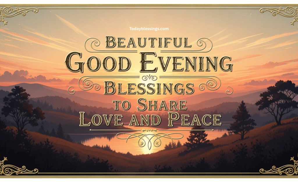 Good Evening Messages for Friends and Family