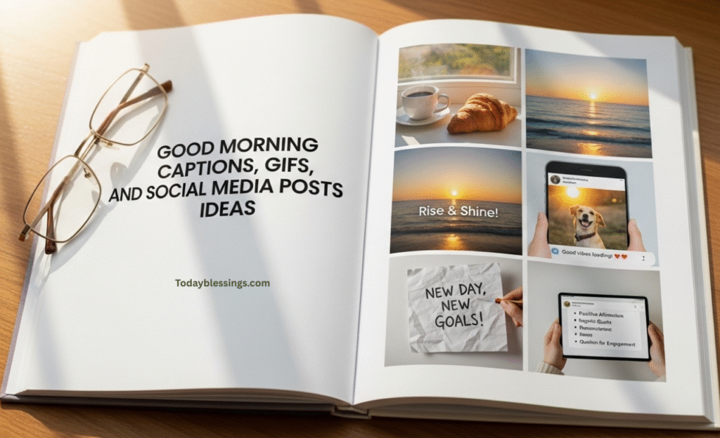 Good Morning Captions, GIFs, and Social Media Posts Ideas