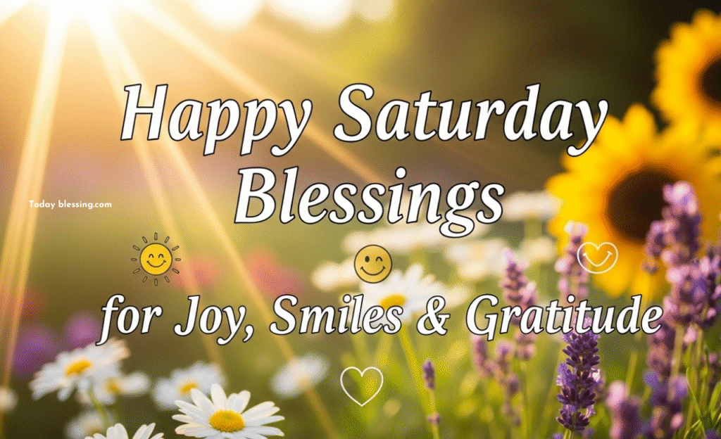 Happy Saturday Blessings Quotes for Joy, Smiles & Gratitude