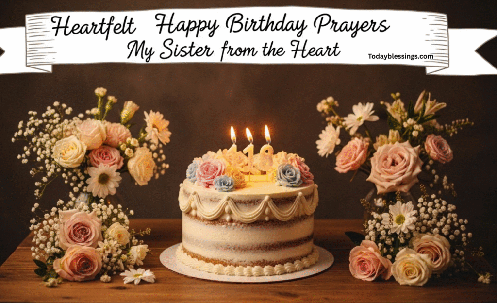 Heartfelt Happy Birthday Prayers for My Sister from the Heart