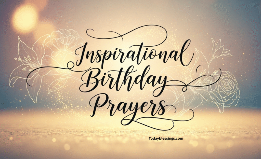  inspirational birthday prayers