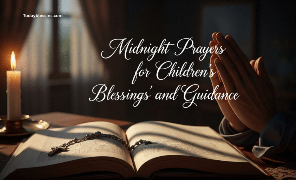 Midnight Prayers for Children’s Blessings and Guidance