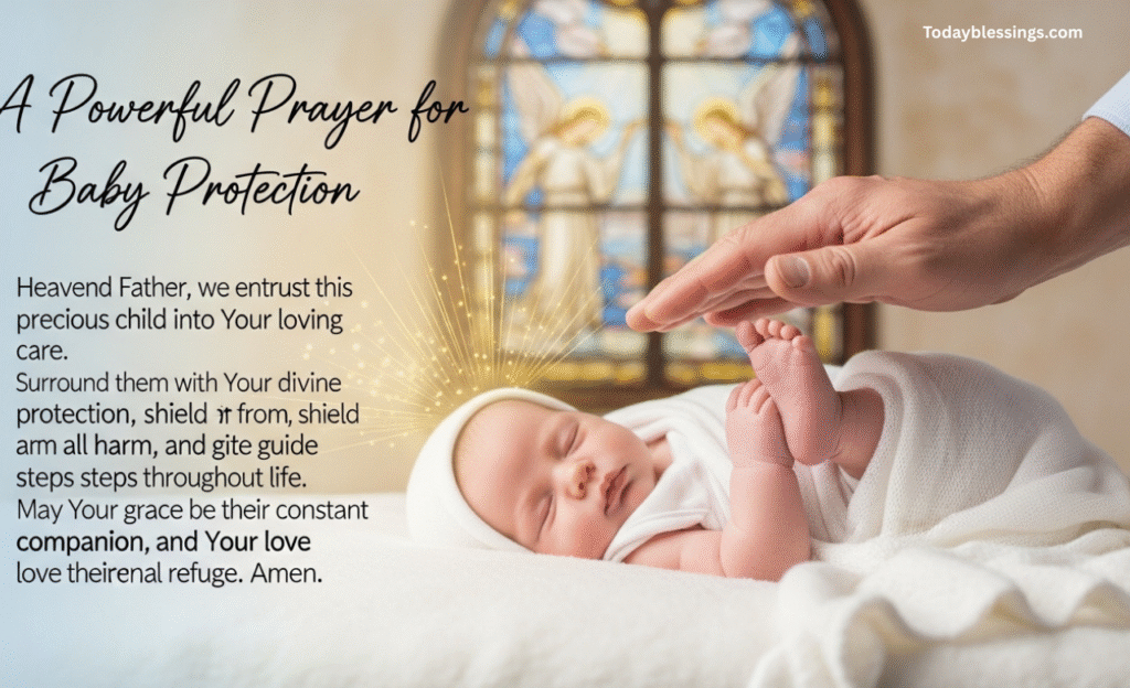 powerful prayer for baby protection