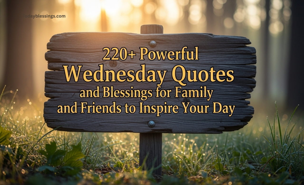 220+ Powerful Wednesday Prayer Quotes and Blessings for Family and Friends to Inspire Your Day