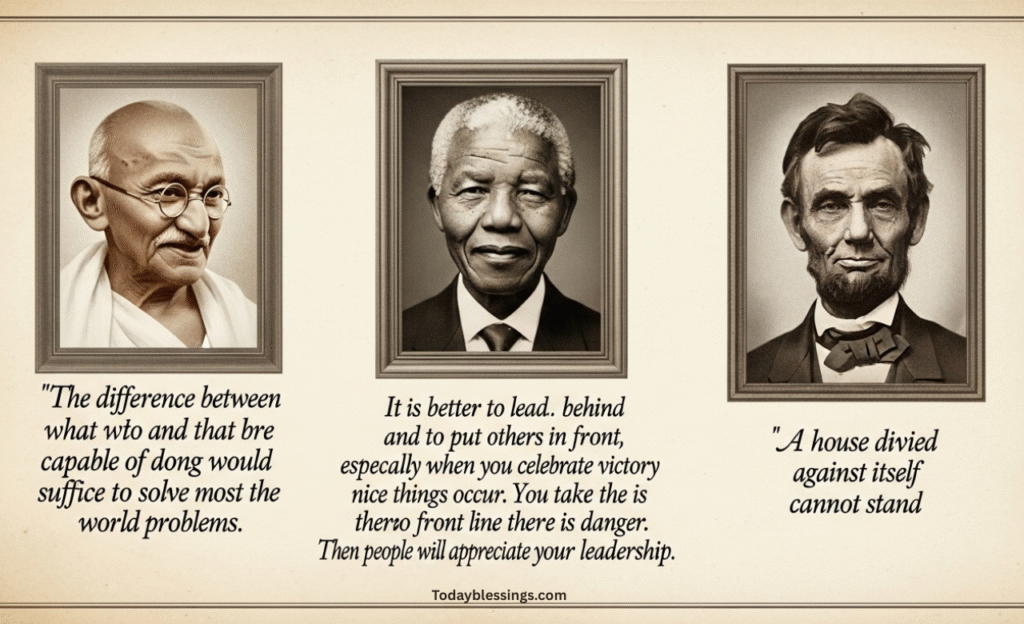 Quotes from Famous Leaders About Sacrifice