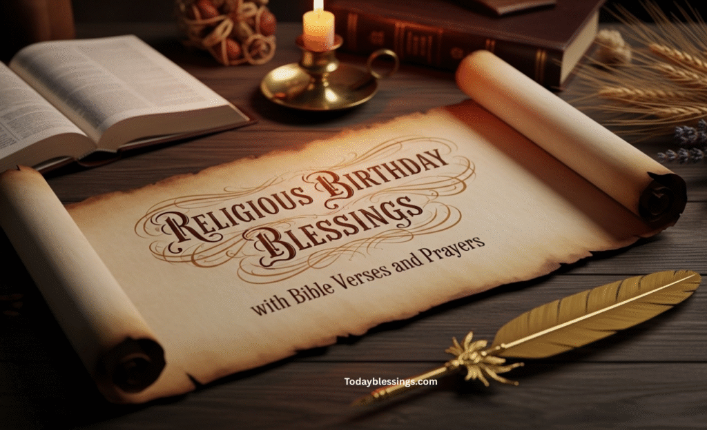 Religious Birthday Blessings with Bible Verses and Prayers