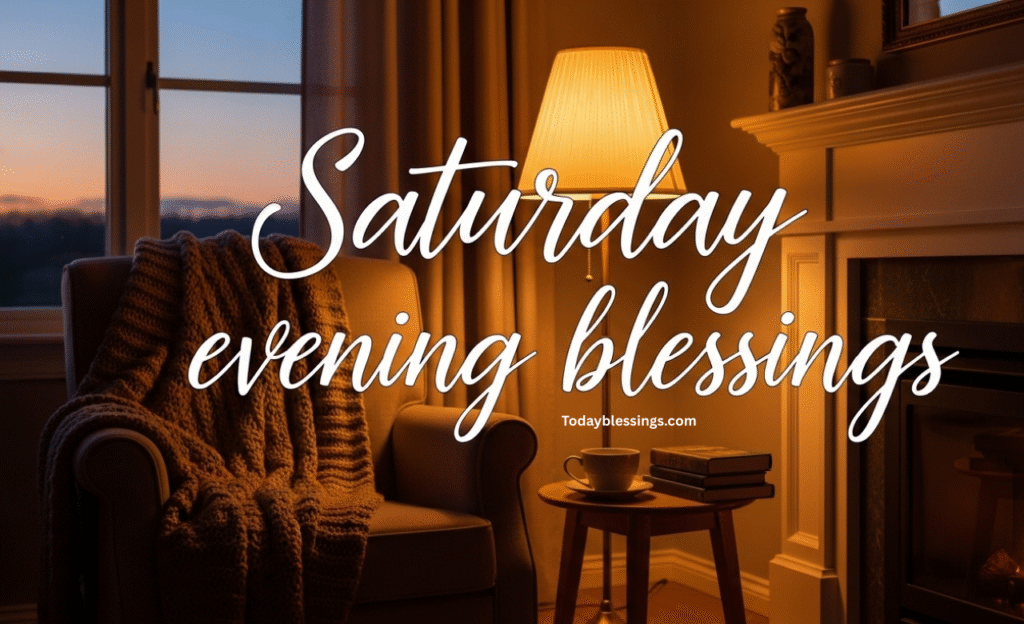 Saturday evening blessings