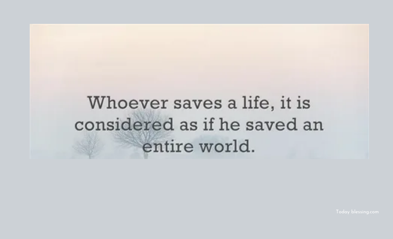 An Inspiring Islamic Story About Saving a Life According to the Quran and Sunnah