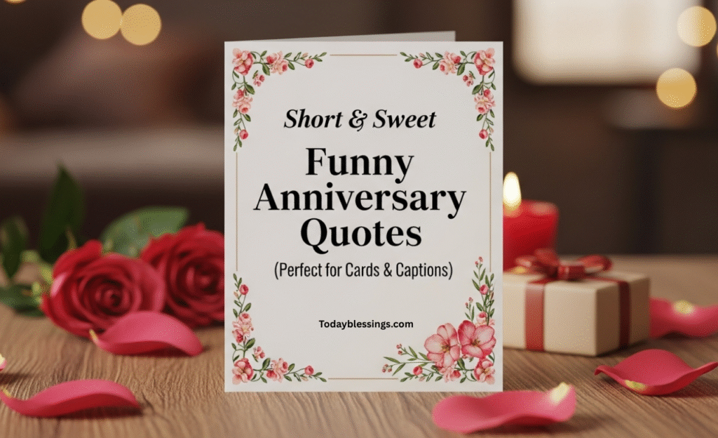 Short & Sweet Funny Anniversary Quotes (Perfect for Cards & Captions)